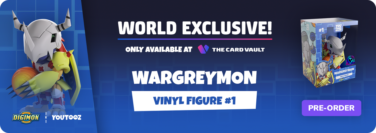 DESKTOP Promotions Collection Digimon Wargreymon Exclusive Youtooz Vinyl Figure #1
