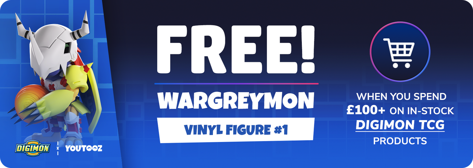 DESKTOP Promotions Collection - FREE Digimon Wargreymon Exclusive Youtooz Vinyl Figure #1