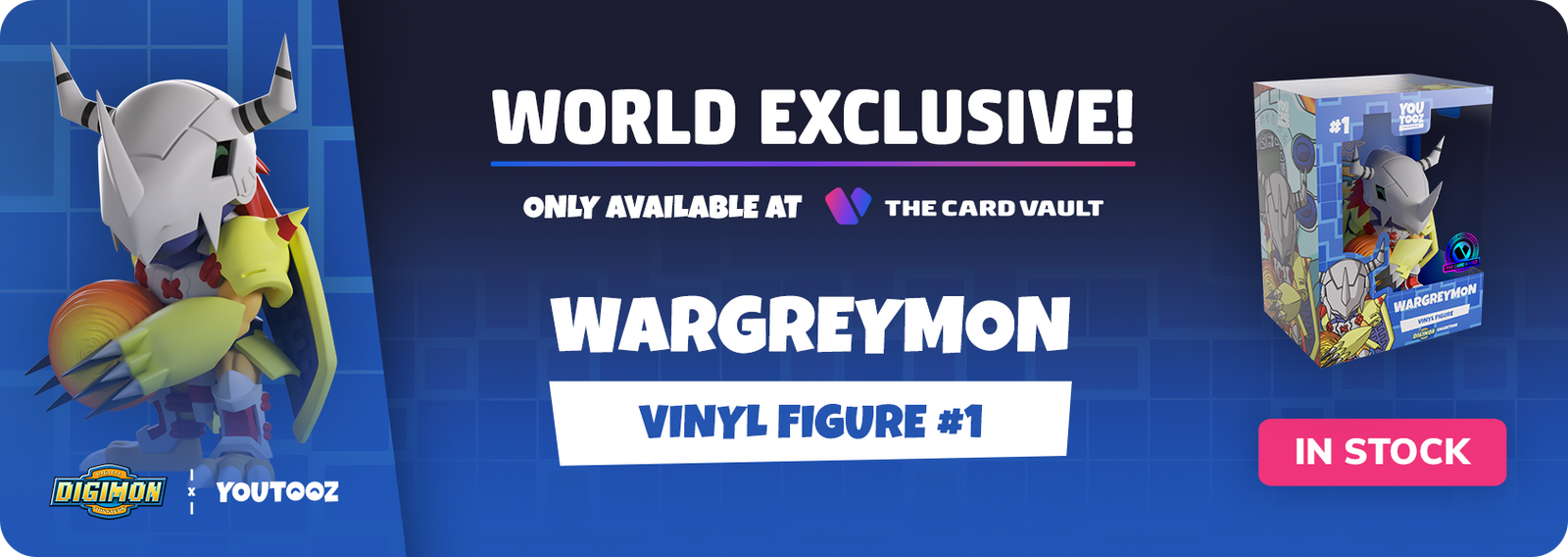 DESKTOP Promotions Collection Digimon Wargreymon Exclusive Youtooz Vinyl Figure #1