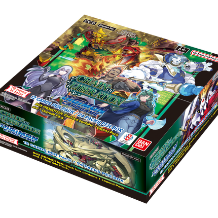 Digimon Card Game - Chain Of Liberation (EX08) - Booster Box (24 Packs)