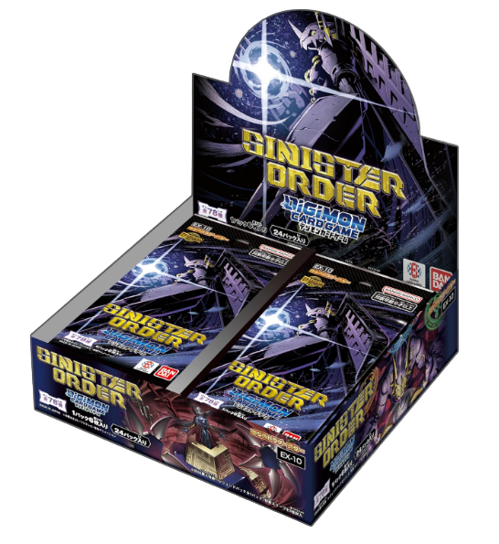 Digimon Card Game - Sinister Order (EX10) - Display Case (12x Booster Boxes) Digimon Card Game - Sinister Order (EX10) - Display Case (12x Booster Boxes)