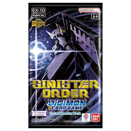Digimon Card Game - Sinister Order (EX10) - Booster Pack