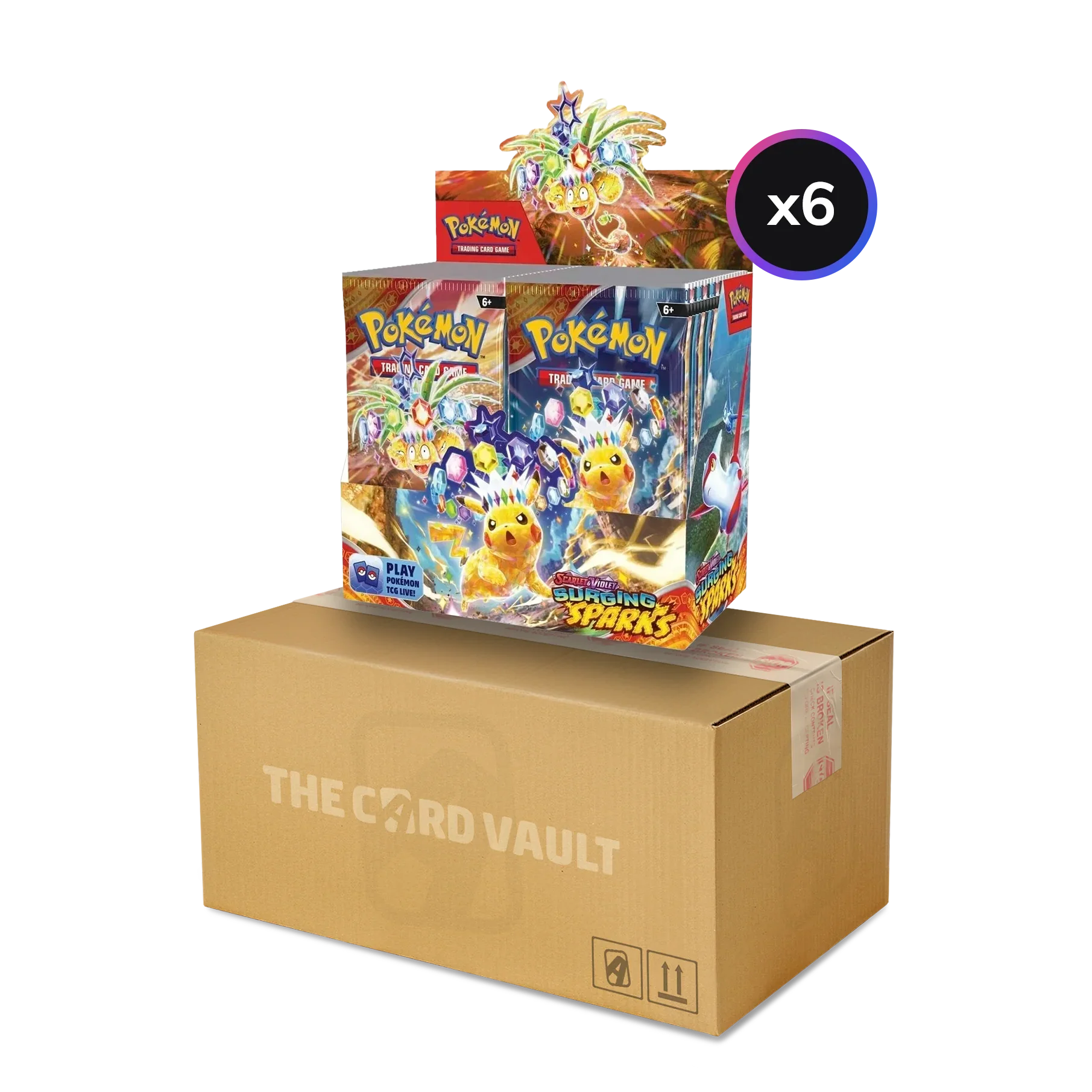Pokmon TCG: Surging Sparks Booster Bundle - Factory Sealed Case Fresh Packs Pokmon TCG: Surging Sparks Booster Bundle - Factory Sealed Case Fresh Packs