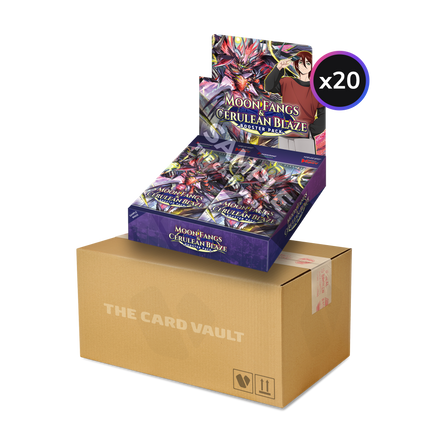 Cardfight!! Vanguard - Moon Fangs & Cerulean Blaze - Display Case (20 Boxes)