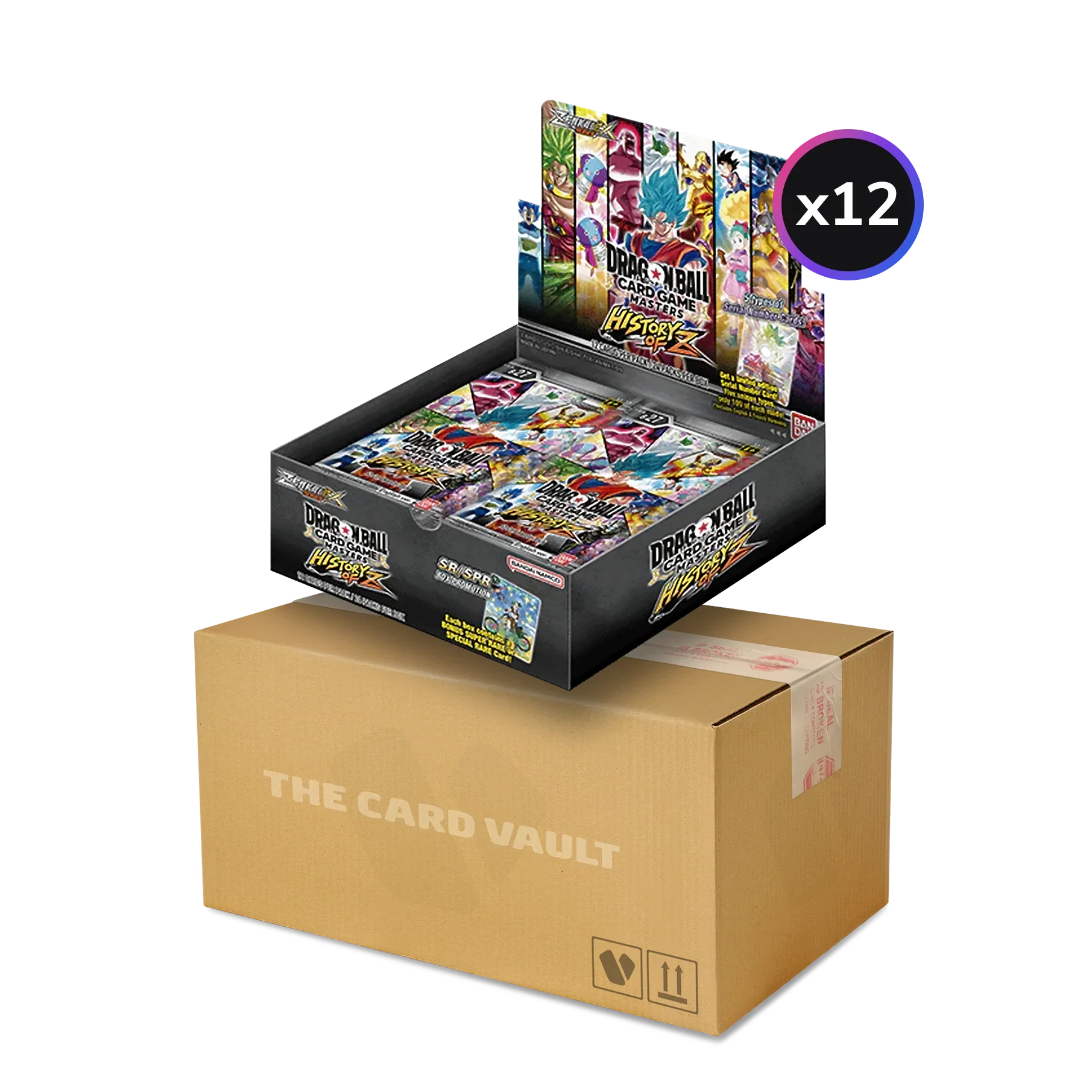Dragon Ball Super CG Masters History of Z B27 Display Case (12x Boxes) – The Card Vault