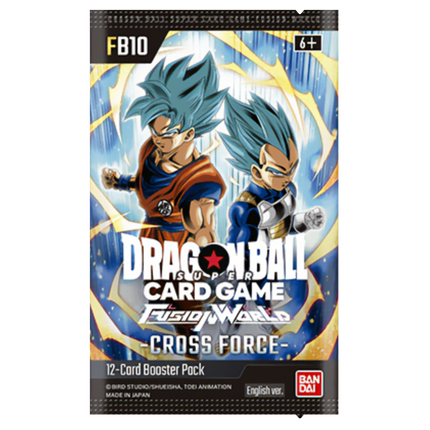 Dragon Ball Super CG Fusion World - Cross Force (FB10) - Booster Pack