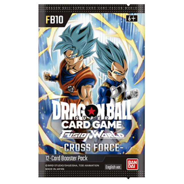 Dragon Ball Super CG | Fusion World Cross Force FB10 - Sealed Products The Card Vault Dragon Ball Super CG | Fusion World Cross Force FB10 - Sealed Products The Card Vault