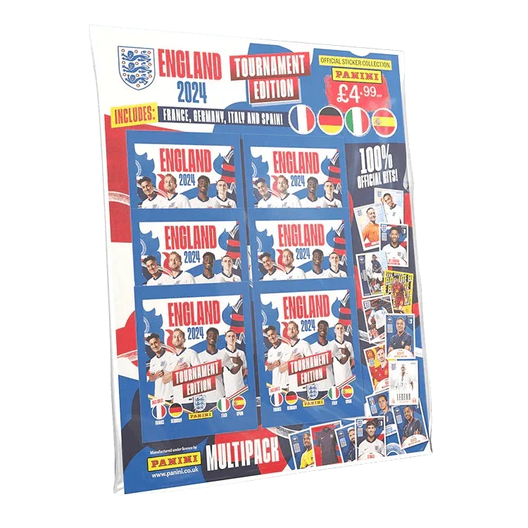 Panini - England 2024 Football Sticker Collection - Multipack