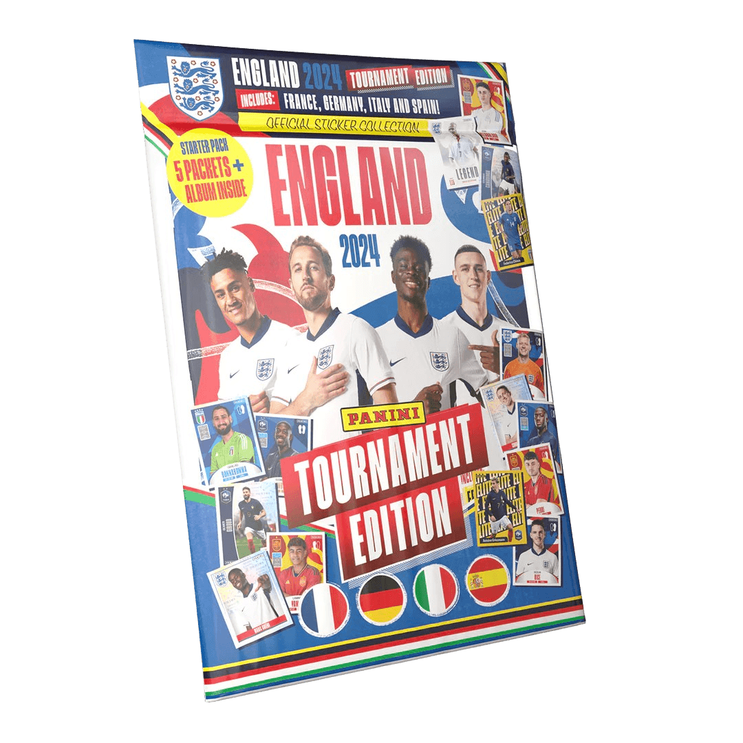 Panini - England 2024 Tournament Edition Football (Soccer) Sticker Collection - Starter Pack