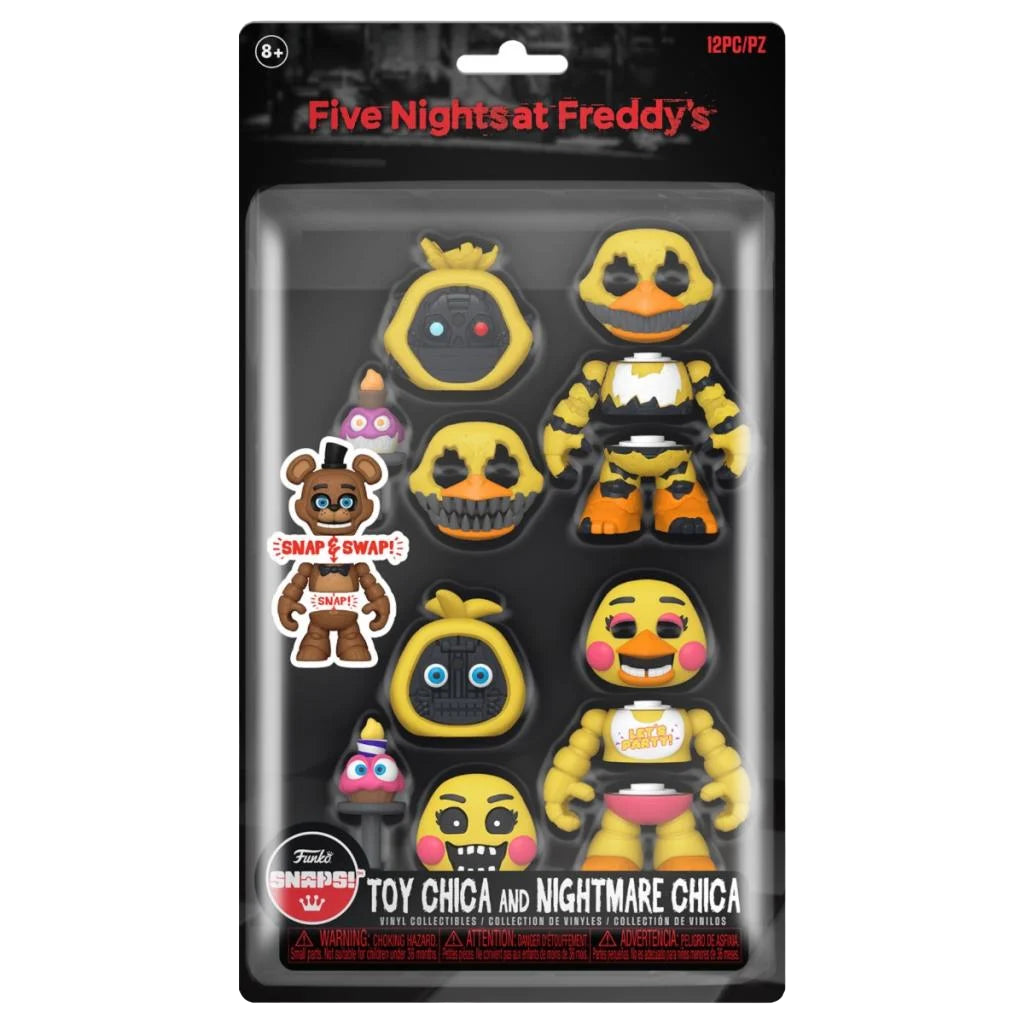 FNAF - Nightmare Chica & Toy Chica - Double Snap Pack Funko