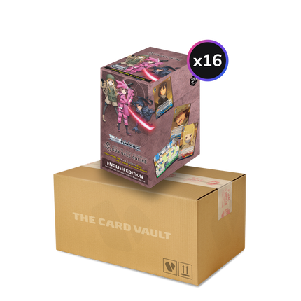 Weiss Schwarz - Sword Art Online Alternative: Gun Gale Online - Display Case (16x Booster Boxes) (Reprint)