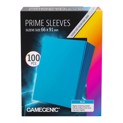 Gamegenic - Prime Sleeves Blue 66x91 (100 ct.)