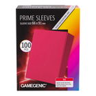 Gamegenic - Prime Sleeves Red 66x91 (100 ct.)