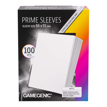 Gamegenic - Prime Sleeves White 66x91 (100 ct.)