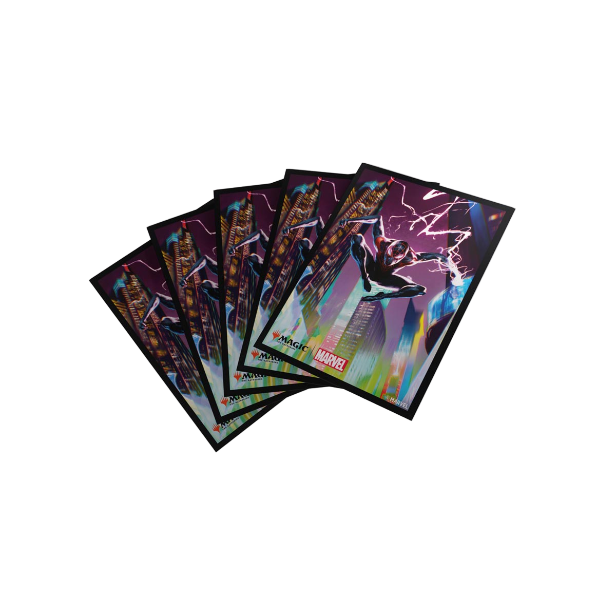 MTG: Marvel's Spider-Man Premium Art Miles Morales Sleeves – The Card Vault
