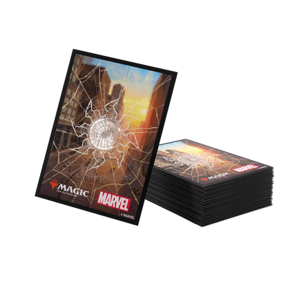 Gamegenic - Magic: The Gathering - Marvel's Spider-Man - Premium Art Sleeves - Spider-Man Plains