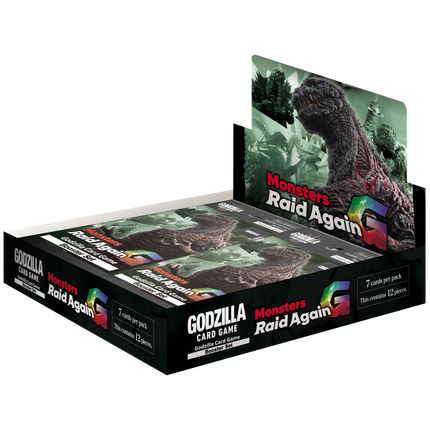 Godzilla Card Game - G: Monsters Raid Again (BP02) - Display Case (18x Booster Boxes)