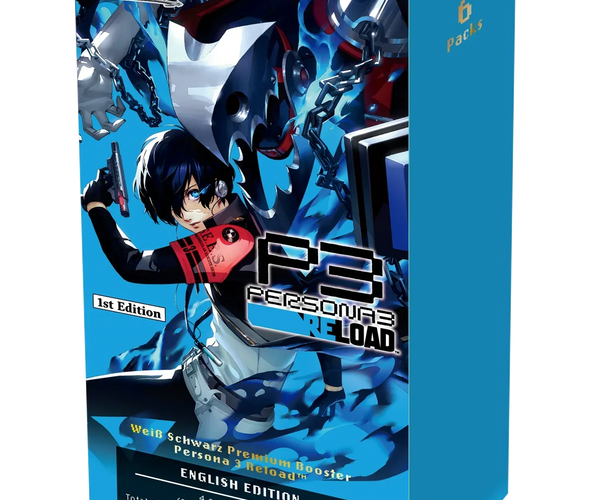 Weiss Schwarz - Persona 3 Reload - Premium Booster Box (6x Packs) (Rep The Card Vault Weiss Schwarz - Persona 3 Reload - Premium Booster Box (6x Packs) (Rep The Card Vault