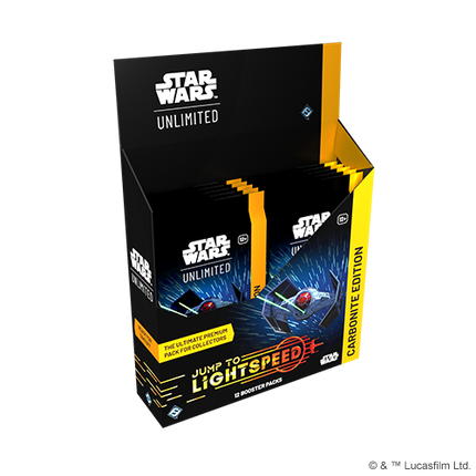 Star Wars: Unlimited - Jump to Lightspeed - Carbonite Edition Booster Box (12 Packs)