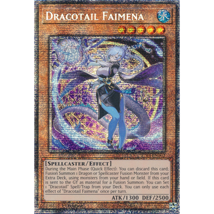 Yu-Gi-Oh! TCG - Justice Hunters - JUSH-EN002 - Dracotail Faimena - Starlight Rare (1st Edition)
