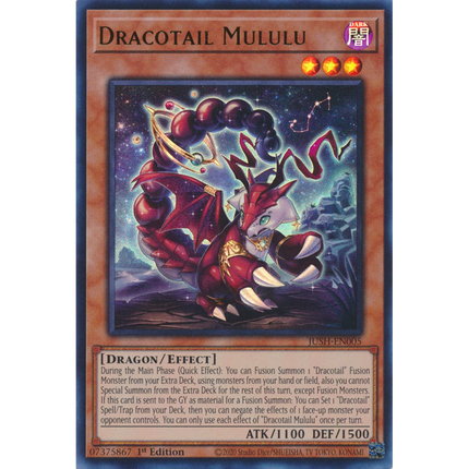 Yu-Gi-Oh! TCG - Justice Hunters - JUSH-EN005 - Dracotail Mululu - Ultra Rare (1st Edition)