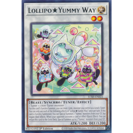 Yu-Gi-Oh! TCG - Justice Hunters - JUSH-EN021 - LollipoYummy Way - Rare (1st Edition)