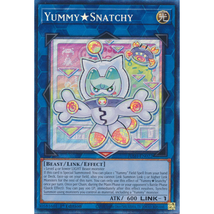 Yu-Gi-Oh! TCG - Justice Hunters - JUSH-EN022 - YummySnatchy - Collector's Rare (1st Edition)