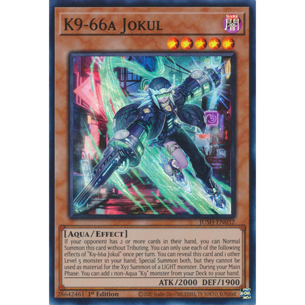 Yu-Gi-Oh! TCG - Justice Hunters - JUSH-EN032 - K9-66a Jokul - Super Rare (1st Edition)