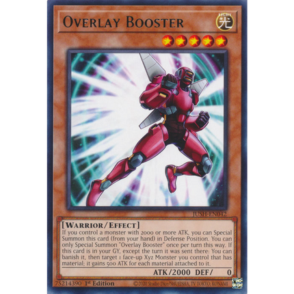 Yu-Gi-Oh! TCG - Justice Hunters - JUSH-EN042 - Overlay Booster - Rare (1st Edition)
