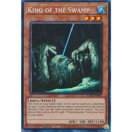 Yu-Gi-Oh! TCG - Justice Hunters - JUSH-EN046 - King of the Swamp - Collector's Rare (1st Edition)