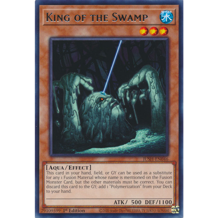 Yu-Gi-Oh! TCG - Justice Hunters - JUSH-EN046 - King of the Swamp - Rare (1st Edition)