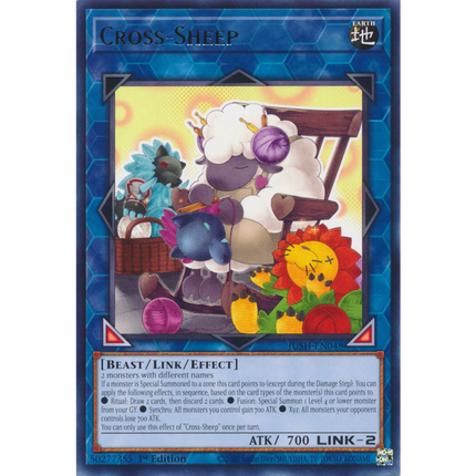 Yu-Gi-Oh! TCG - Justice Hunters - JUSH-EN048 - Cross-Sheep - Rare (1st Edition)