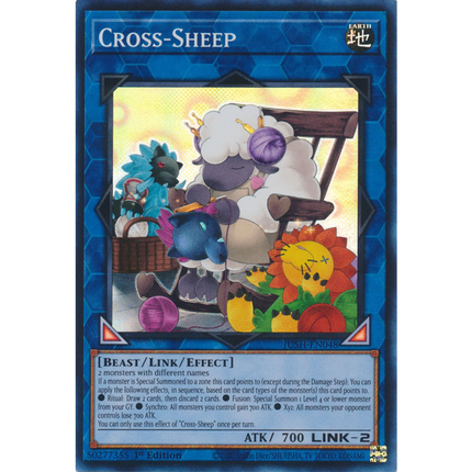 Yu-Gi-Oh! TCG - Justice Hunters - JUSH-EN048 - Cross-Sheep - Super Rare (1st Edition)