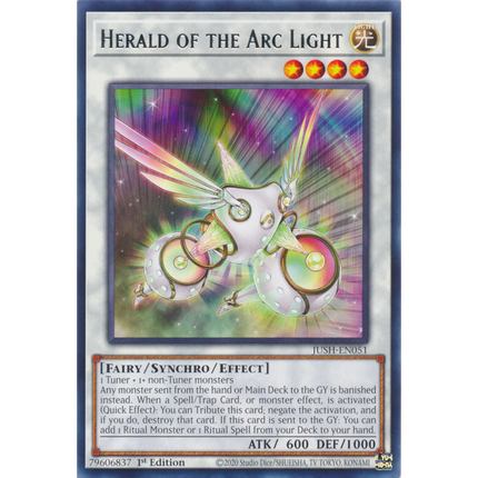 Yu-Gi-Oh! TCG - Justice Hunters - JUSH-EN051 - Herald of the Arc Light - Rare (1st Edition)