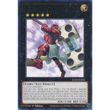 Yu-Gi-Oh! TCG - Justice Hunters - JUSH-EN058 - Number 67: Pair-a-Dice Smasher - Rare (1st Edition)