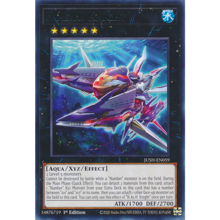 Yu-Gi-Oh! TCG - Justice Hunters - JUSH-EN059 - N.As.H. Knight - Rare (1st Edition)
