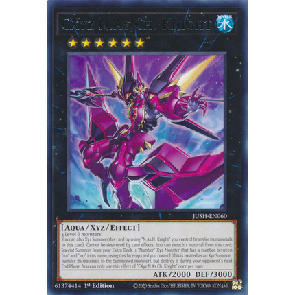 Yu-Gi-Oh! TCG - Justice Hunters - JUSH-EN060 - CXyz N.As.Ch. Knight - Rare (1st Edition)