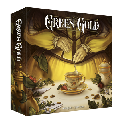 Green Gold retail packaging with English rules