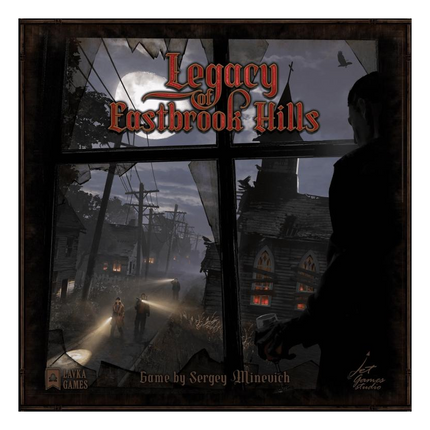 Legacy of Eastbrook Hills retail packaging with English rules