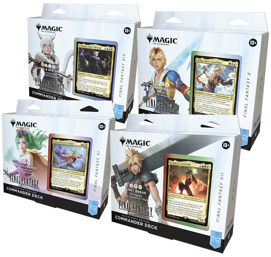 Magic: The Gathering - Universes Beyond - Final Fantasy - Products The Card Vault Magic: The Gathering - Universes Beyond - Final Fantasy - Products The Card Vault