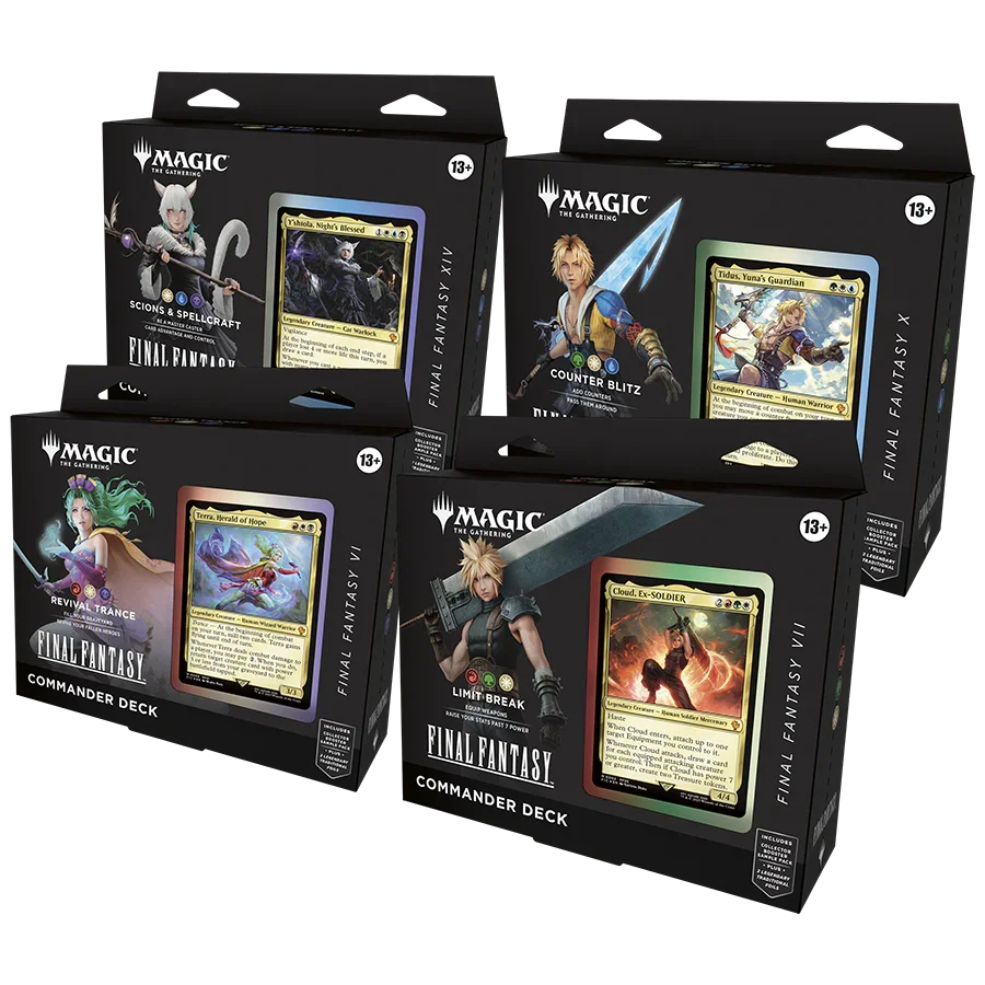Magic: The Gathering - Final Fantasy - Deck - Bundle (All 4 Decks ...