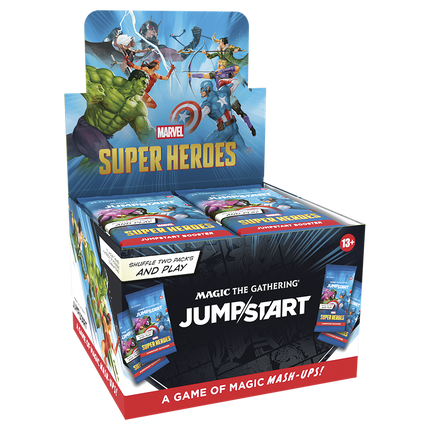 Magic: The Gathering - Universes Beyond - Marvel Super Heroes - Jumpstart Booster Box (24x Packs)