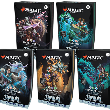 Magic: The Gathering - Tarkir: Dragonstorm - Commander Deck - Bundle