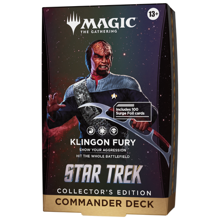 Magic: The Gathering - Star Trek - Collector Commander Deck - Klingon Fury