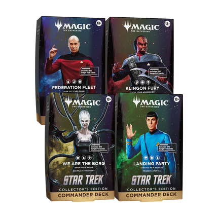 Magic: The Gathering - Star Trek - Collector Commander Deck - Bundle