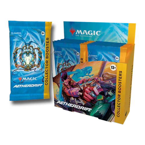 Magic: The Gathering - Aetherdrift - Collector Booster Box (12x Packs) The Card Vault Magic: The Gathering - Aetherdrift - Collector Booster Box (12x Packs) The Card Vault