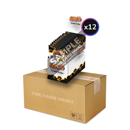 Naruto Mythos TCG - Set 02 - Shinobi Shiren - Display Case (12x Booster Boxes) (1st Edition)