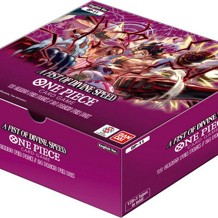 One Piece TCG - A Fist of Divine Speed (OP-11) Display Case (12x Booster Boxes)