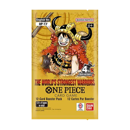 One Piece TCG - The World's Strongest Warriors (OP-17) - Booster Pack