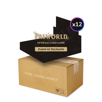 Palworld Official Card Game - Dawn of Palpagos - Display Case (12x Booster Boxes)